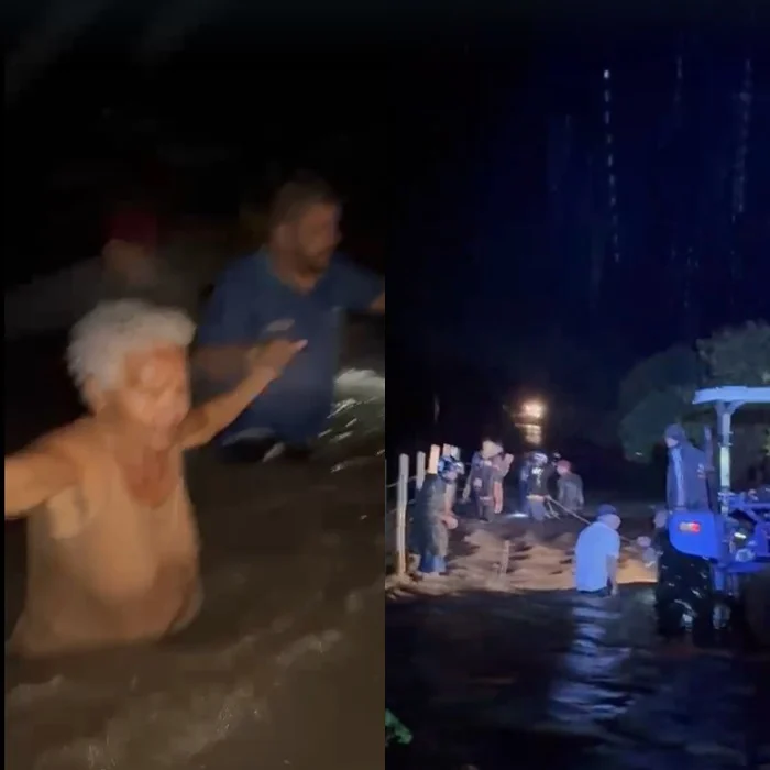Cinco resgatados de ambulância arrastada por enxurrada na Bahia